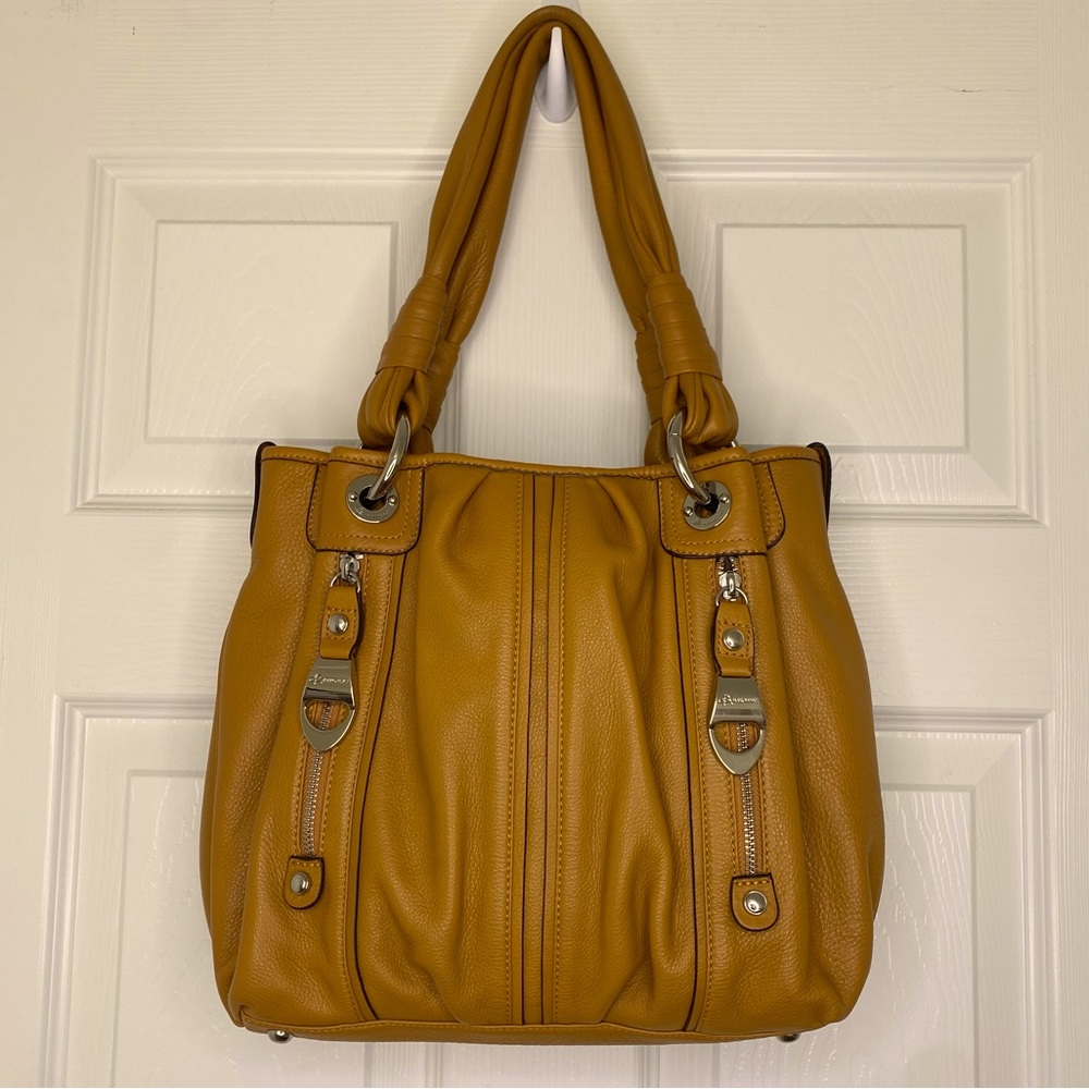 B. Makowski Leather Purse Hobo Handbag NWOT